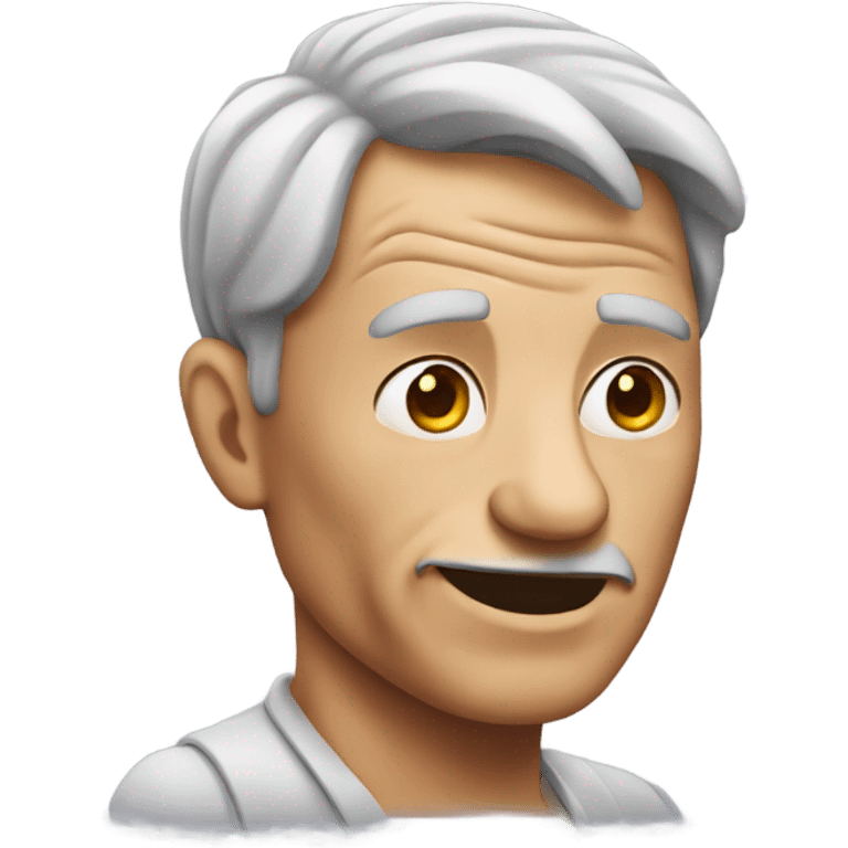 Wrinkly man  emoji