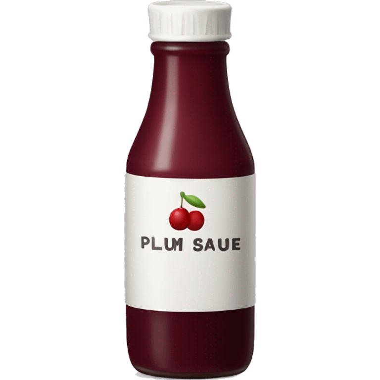 bottle of plum sauce emoji