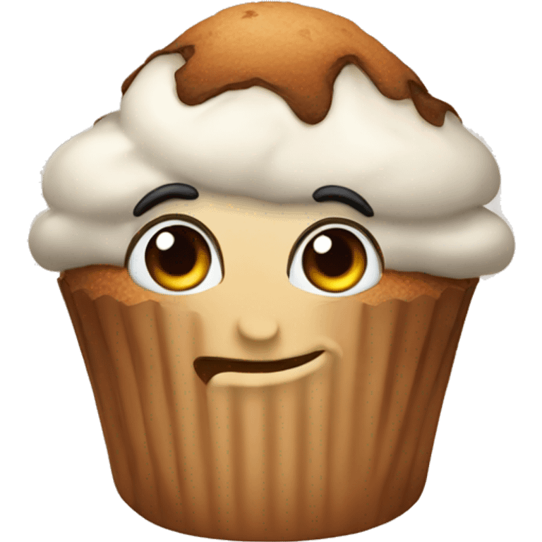 make a muffin emoji