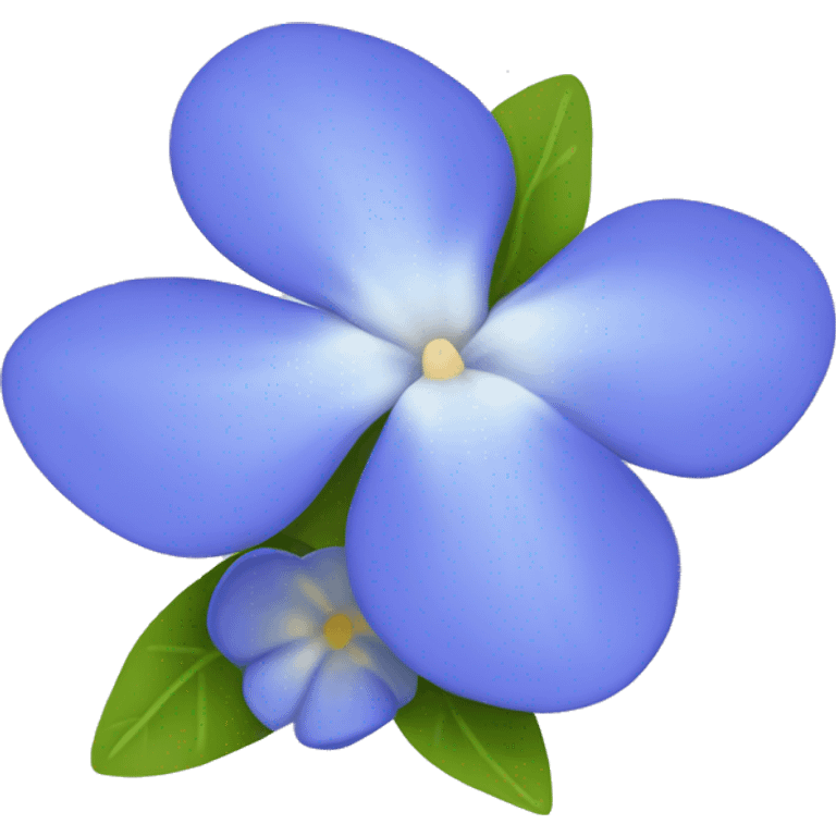 Periwinkle flower  emoji