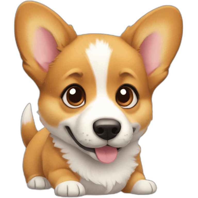 Corgi puppy emoji