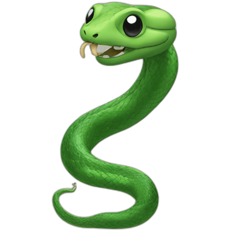 snake with necklace emoji