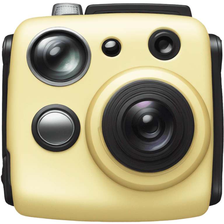 light yellow instax  emoji