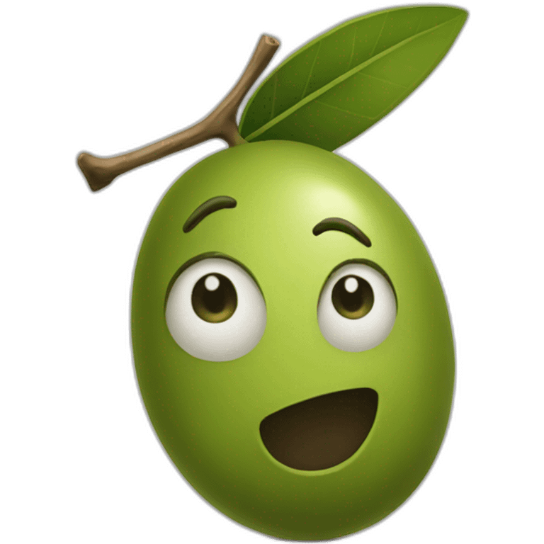 Green olive emoji