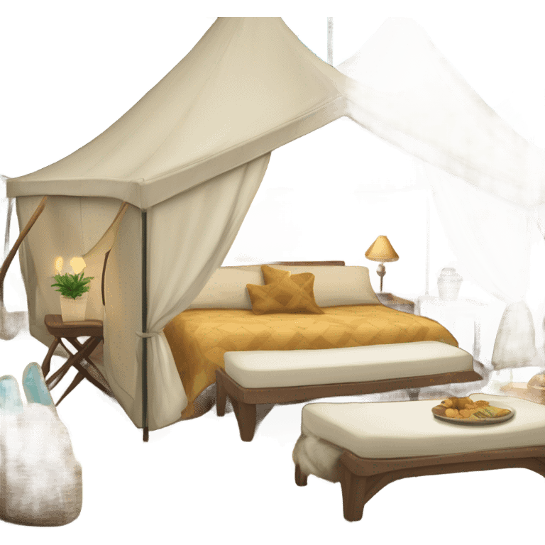 Fancy Glamping  emoji