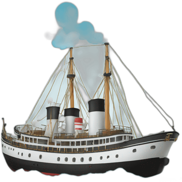 Steamship emoji