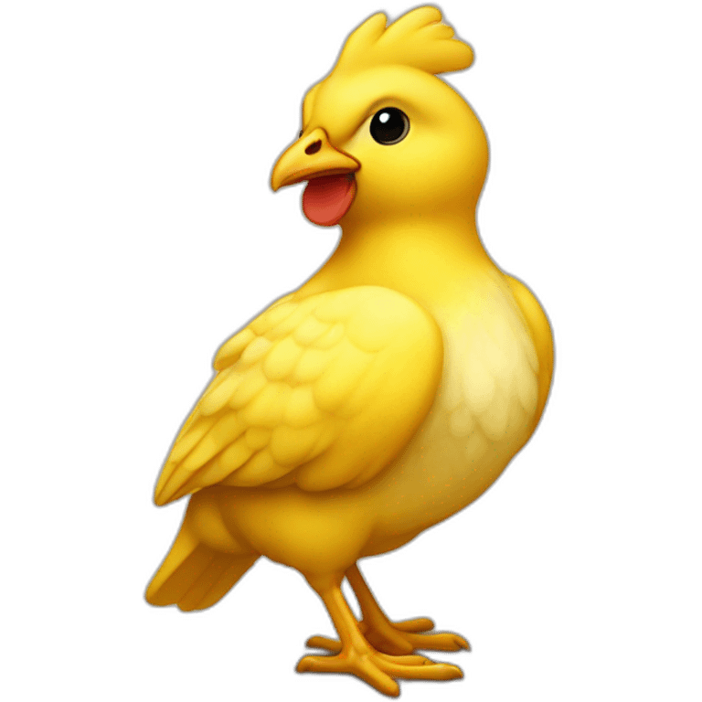 Poussin jaune emoji