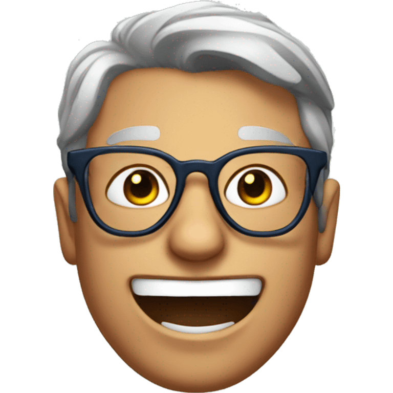 Spiderman Head hero With Glasses emoji