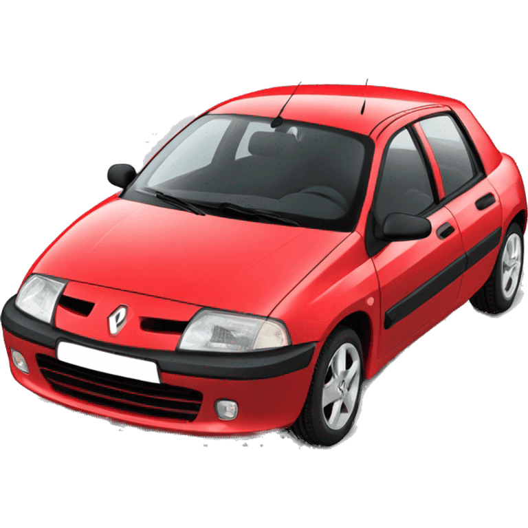 Renault megane 1nd gen sedan red emoji