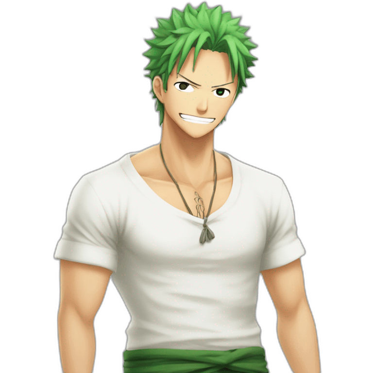 zoro amoureux one piece emoji