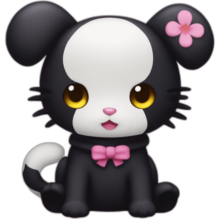 Kuromi sanrio emoji