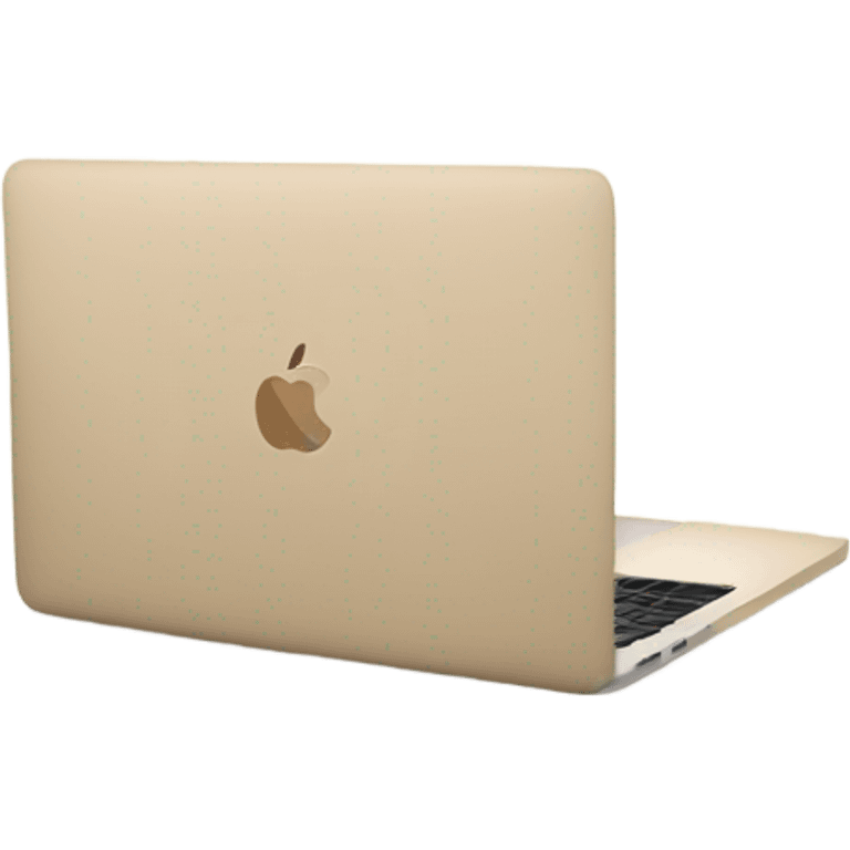 Beige macbook emoji