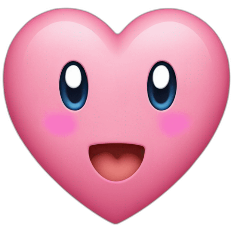 kirby heart emoji