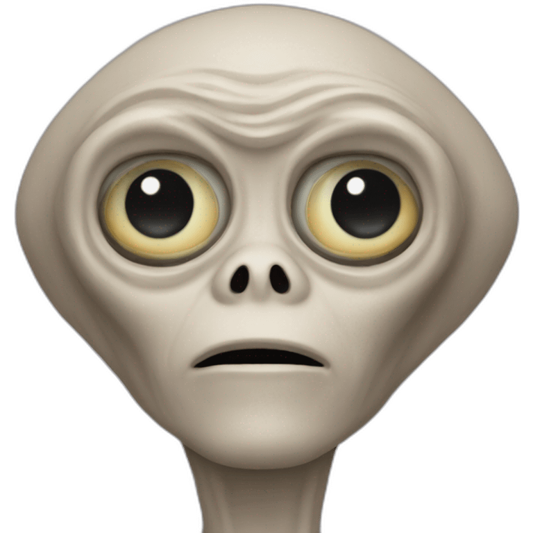 Et l'extraterrestre emoji