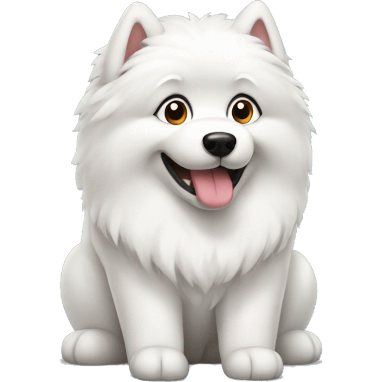 A samoyed dog emoji