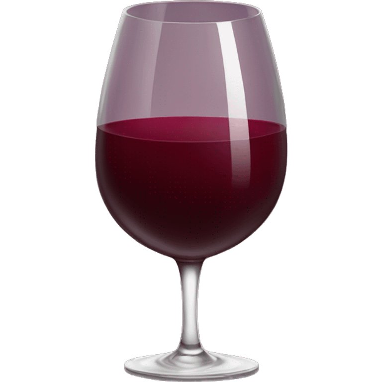 maroon wine glass emoji