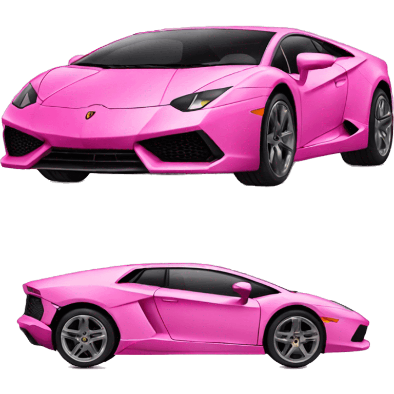 pink lambo emoji