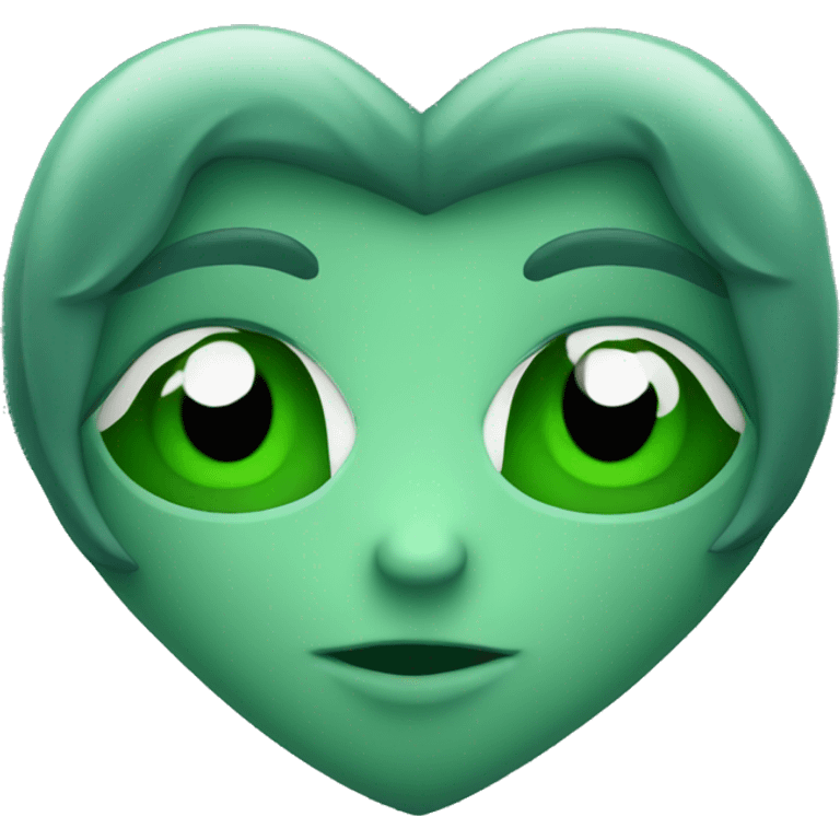 dark green heart  emoji