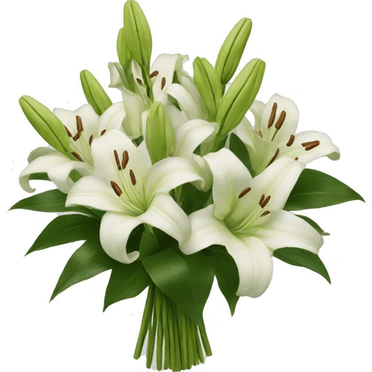 Bouquet of lilies emoji