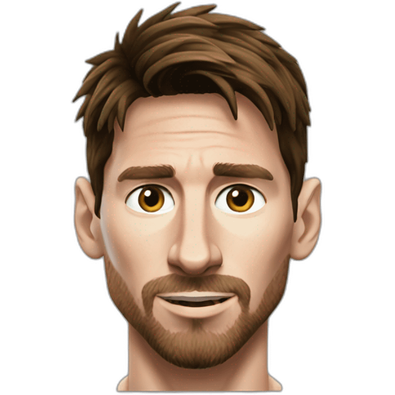 lionel messi like a god emoji