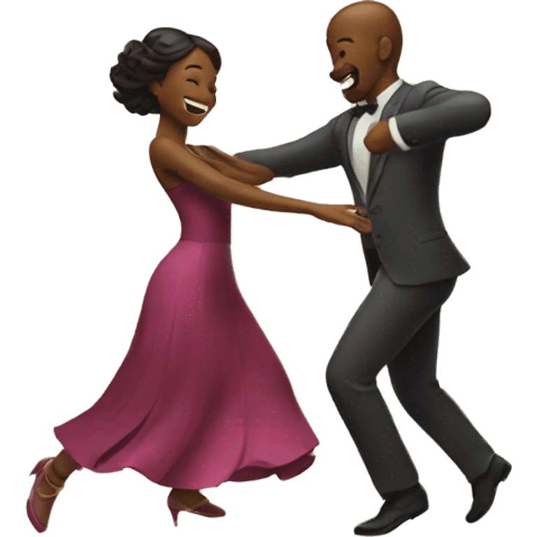 Man and woman dancing emoji