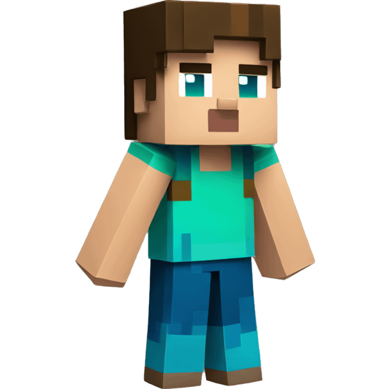 Minecraft steve emoji