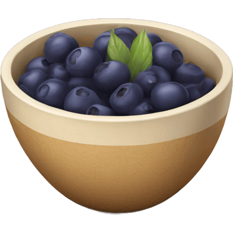 Acaí bowl emoji