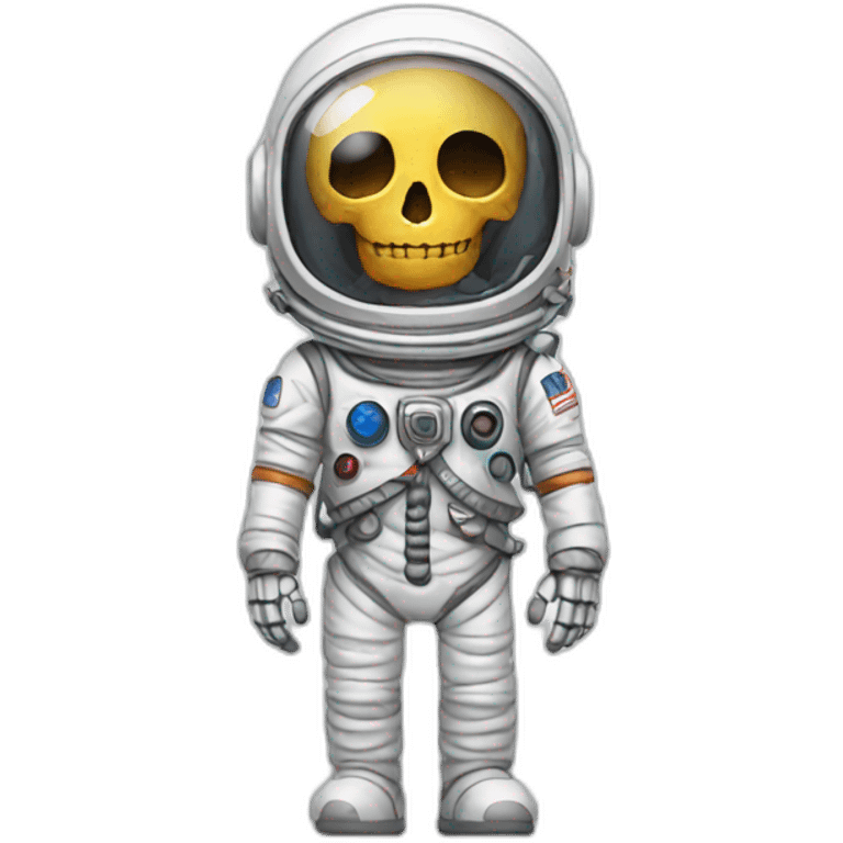 skeleton astronaut emoji