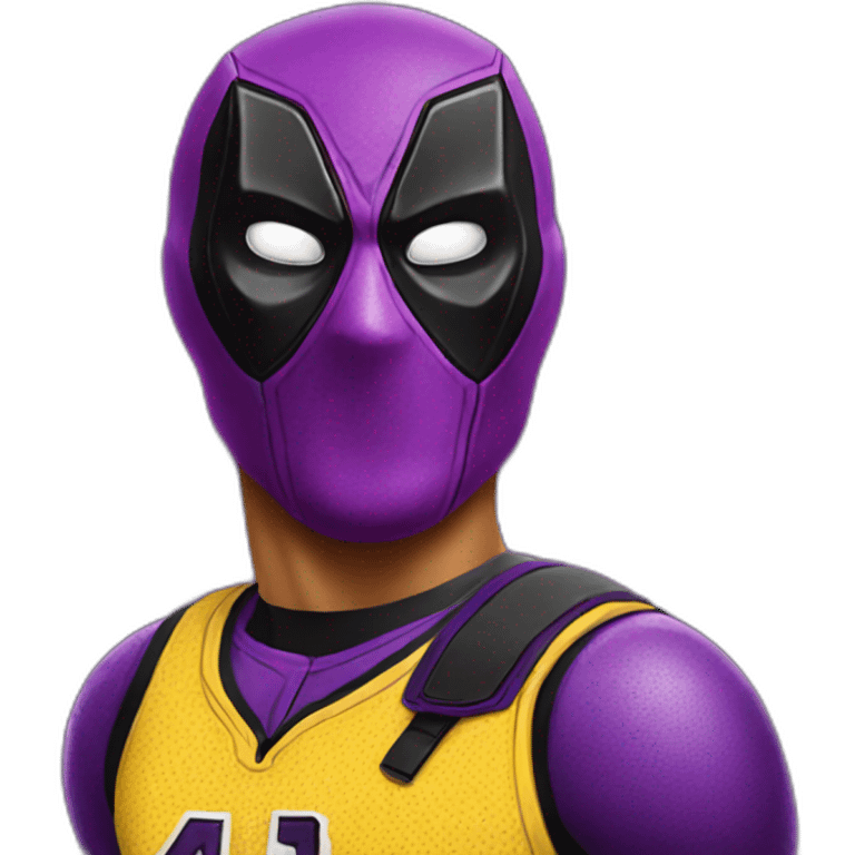 deadpool in lakers jersey emoji