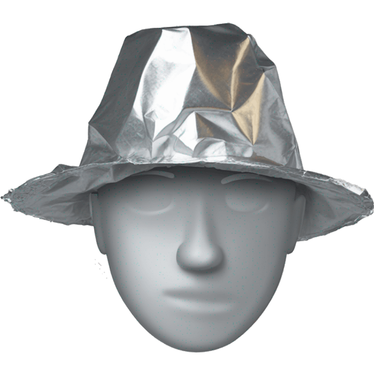 crunched tin foil hat emoji