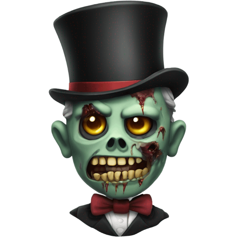 zombie with a top hat emoji