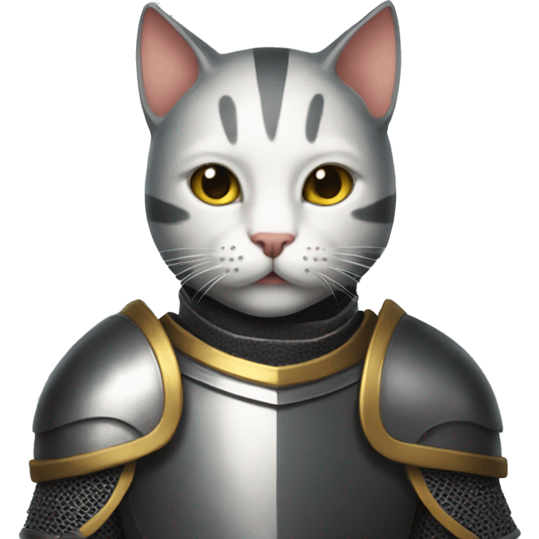 Cat knight emoji