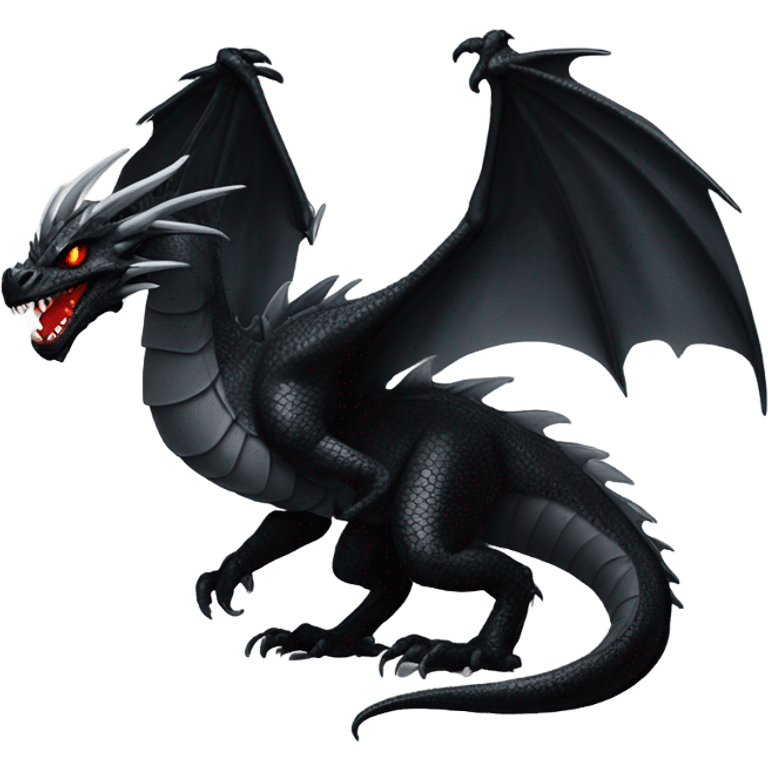 Black dragon emoji