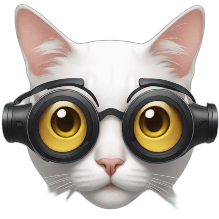 Cat with oculus headset emoji