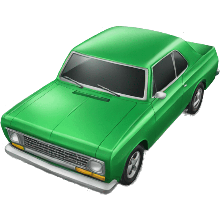 Auto verde emoji