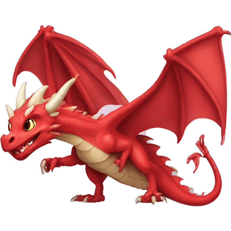 Bisous coeur dragon emoji