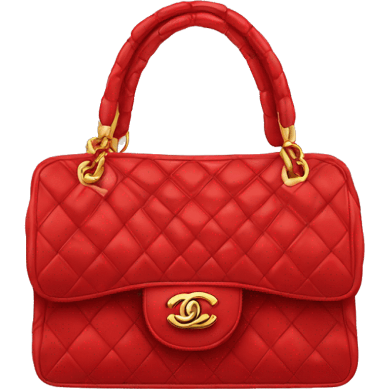 Red chanel bag emoji