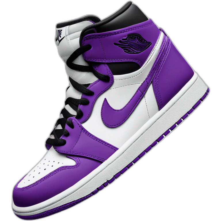 nike-air-jordan-1-purple-and-white-logo emoji