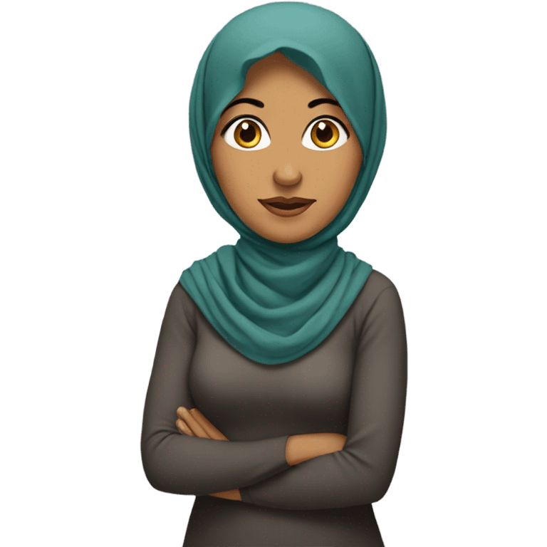 bengali woman with black hair and headscarf  emoji