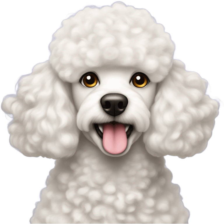 poodle white emoji