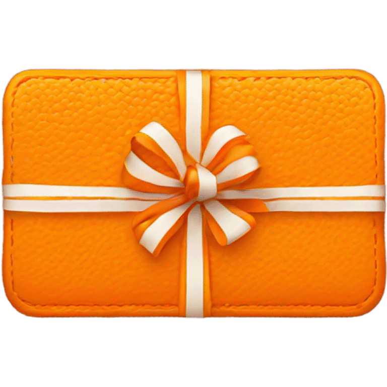 orange gift card emoji