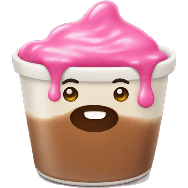 Pink gravy in brown gravy ju emoji