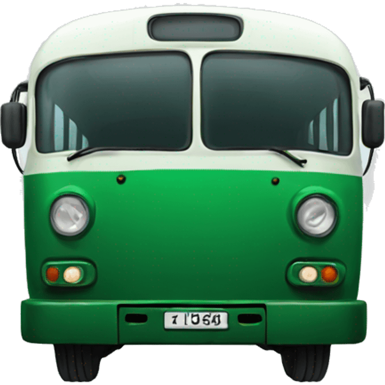 green russian bus emoji