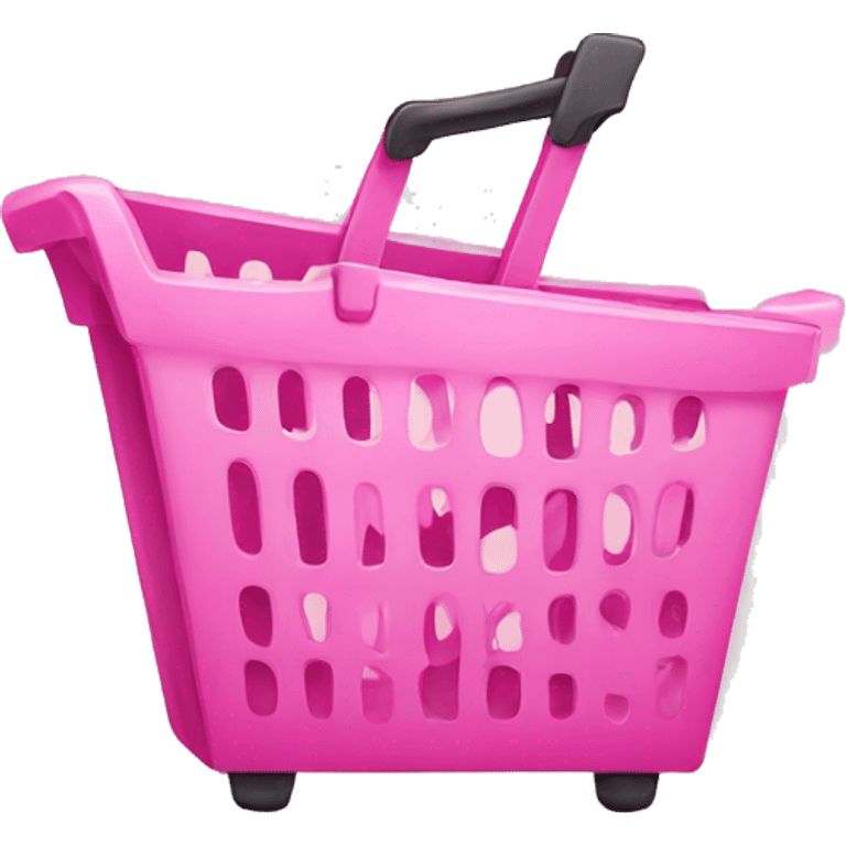 pink shopping emoji