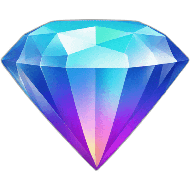 Rainbow diamond emoji