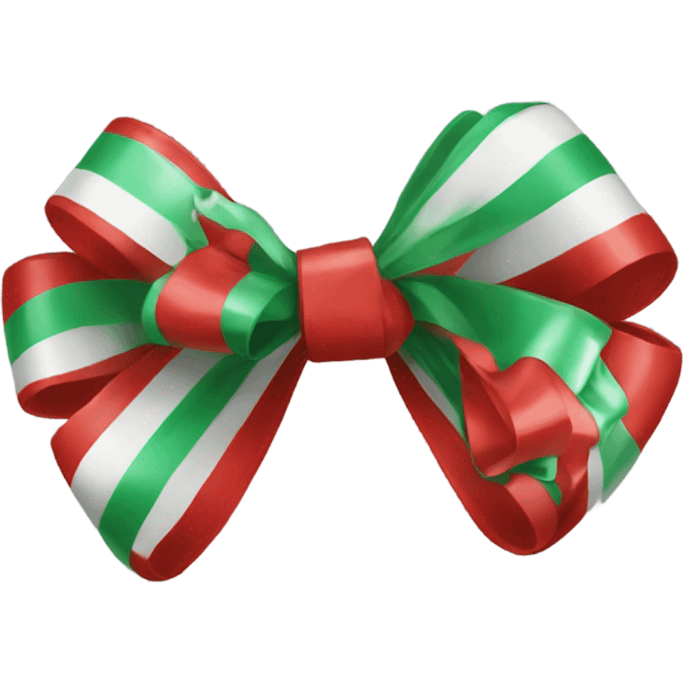 Christmas gift bow emoji