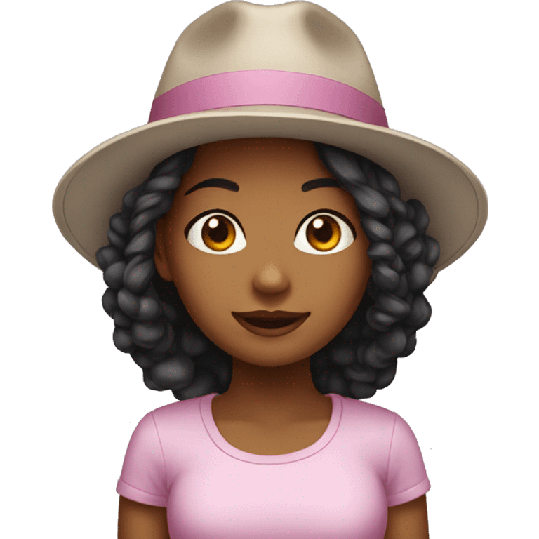 girl dregee hat emoji