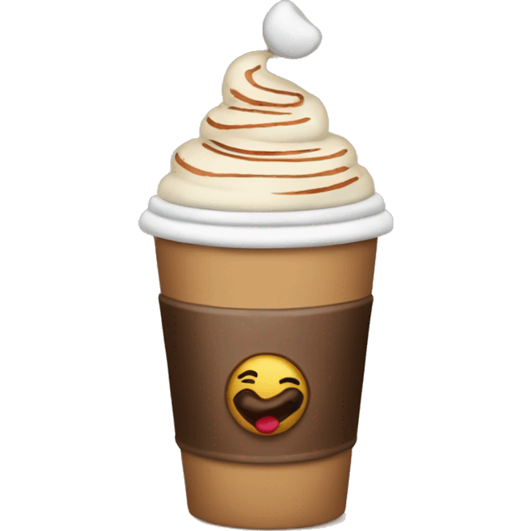 Christmas coffee emoji