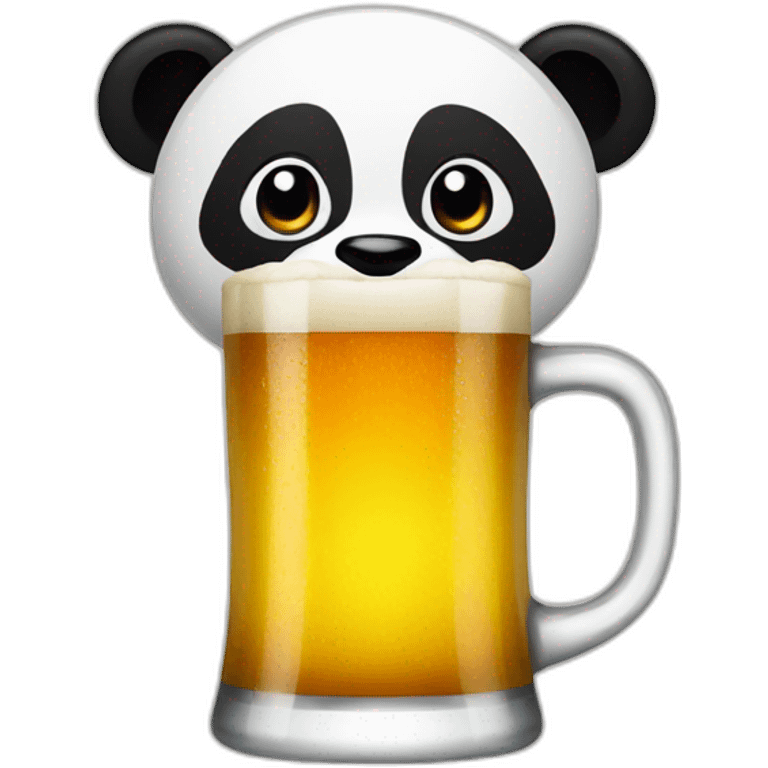 Panda beer emoji