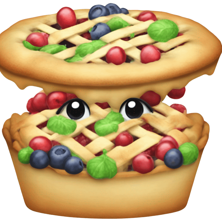 Kolorowy pies  emoji